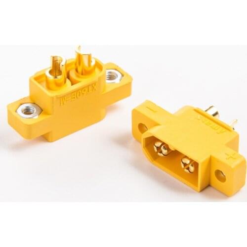 10pcs Amass XT60E-M Fixed plug male Connector for FPV Racing Drone