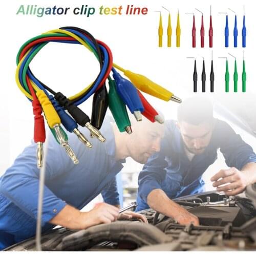 22 Pieces 4mm SG Test Tool Aid 23500 Back Probe Kit Identified Probe for Automotive 5 Colors