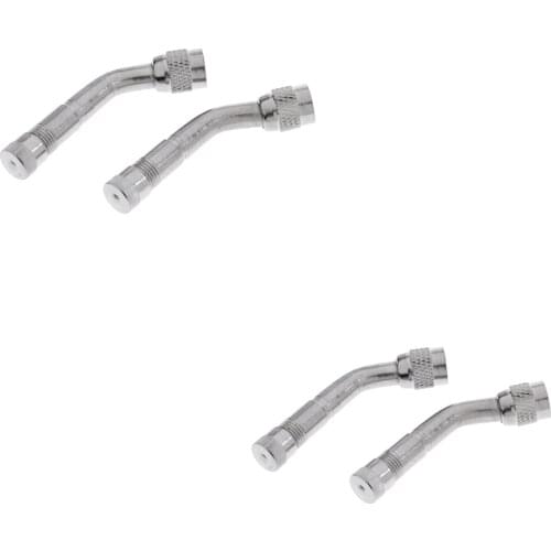 4 Pieces Car Bike Air Tire Tyre Valve Extension Stems Extender 135 Degree