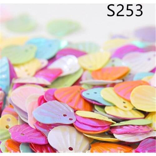 10g/pack 18x20mm sequin glitter Paillettes Sewing Wedding Decoration Craft Scrapbook DIY Accessories S244