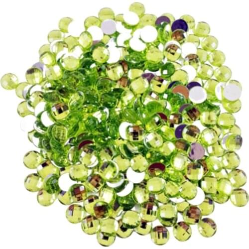 ByOzrasYarım Splicing Bright Beads-12mm-50 Pcs-Pistachio green wedding bride mariage хна henna
