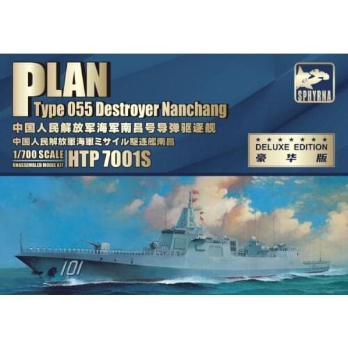 Flyhawk HTP7001S 1:700 Scale PLAN Type 055 Destroyer Nanchang DELUXE EDITION