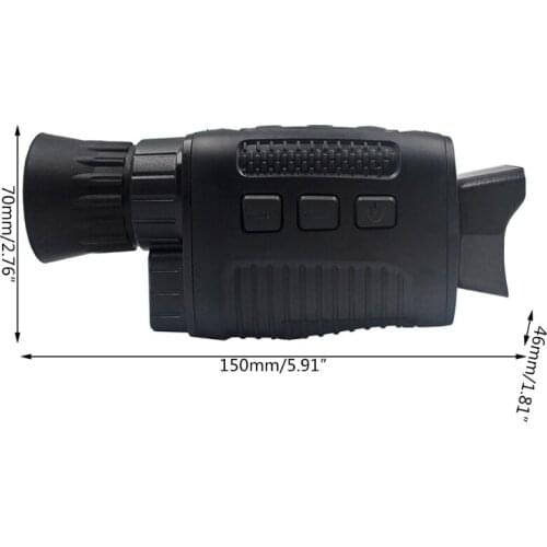 B85B Infrared Telescope High-definition Digital Night Vision Device Sight 5x Digital Zoom Video Photograph Hunter
