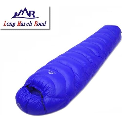 LMR Goose Down 1000G Filling Outdoor Camping Splicing Mummy Ultra-Light Down Sleeping Bag