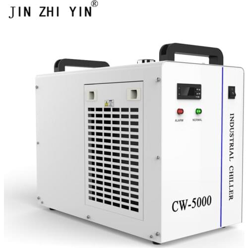 JIN ZHI YIN CW5000 Industry Air Water Chiller for CO2 Laser Engraving Cutting Machine Cooling 80W 100W Laser Tube