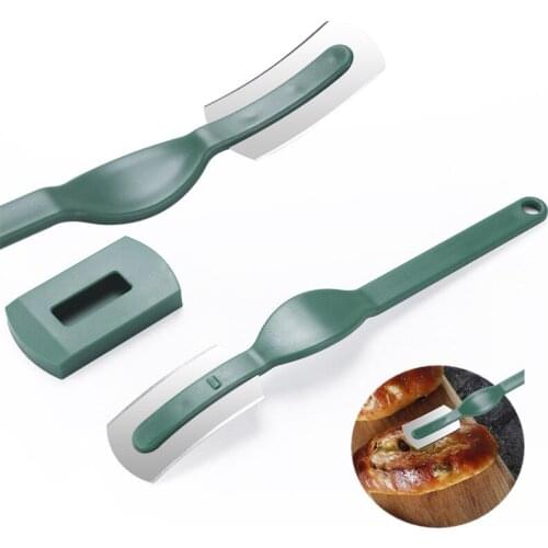 2-piece Set European Style Bread Cutting Edge Shaping Knife Baking Tool Arc Bread Cutter Cutter Baking & Pastry Tools