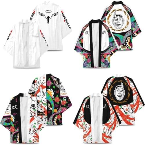 Draken Tokyo Revengers Cloaks Tokyo Manji Gang Cardigan Top Hanagaki Takemichi Ken Ryuguji Haori Kimono Tee Women Men Summer