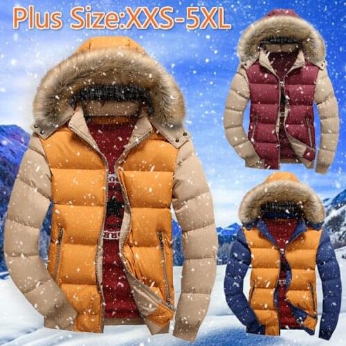 2020 New Winter Jacket Men Warm Down Jacket 9 Color Fashion Brand with Fur Hood Hat Men Outwear Coat Casual Thick Mens S-4XL