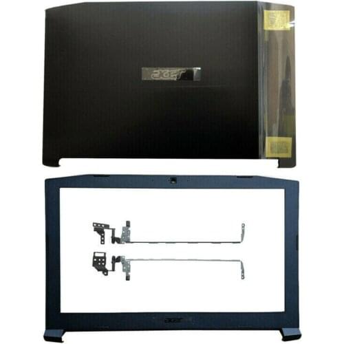 New Acer Nitro 5 AN515-51 Laptop Black LCD Back Cover & LCD Front Bezel + Hinges