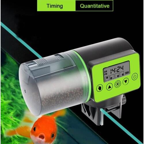 New Aquarium Tank Auto Fish Feeder Timer Digital LCD Automatic Food Feeding Electronic Fish Foods Feeder Aquarium Accessories