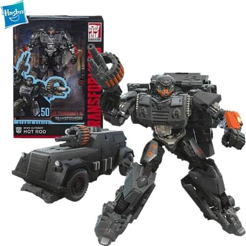 Original Hasbro Transformers Toys World War II Edition Deluxe Class Studio Series SS50 Rodimus Prime Action Figure Model Toys