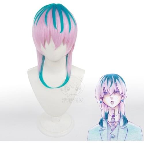 Rindo Haitani Wig Mixed Colorful Hair Wig Anime Tokyo Revengers Cosplay Hair Synthetic Cosplay Wig 50cm