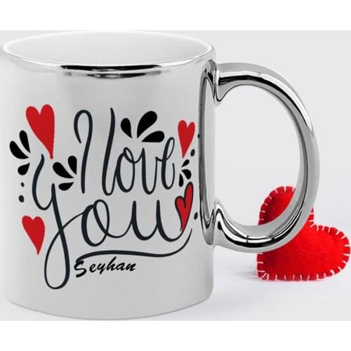 Personalized Valentine 'S Day Themed Chrome Mug Cup-82