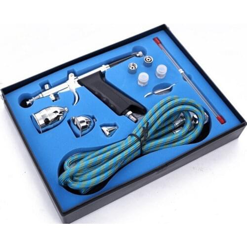 116 Gun Trigger Type 3 In 1 Large-Caliber Air Brush For Wall Paint/Car Paint/Model Spray Gun(0.3mm-0.5mm-0.8mm)