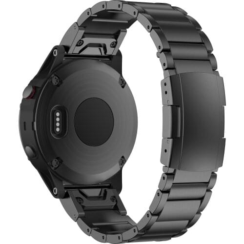 26 22mm Titanium Alloy Watchband for Garmin Fenix 6X 6 Pro Watch Quick Release Easyfit Wristband Strap For Fenix 5X 5 Plus 3 3HR