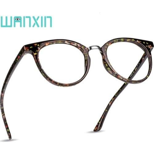 WANXIN Blue Light Blocking Glasses,Makeup Glasses,Transparent Lens,Reduce Headaches&Eyestrain,Stylish for Women/Men