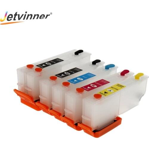 Jetvinner For Epson T3351 T33XL Ink Cartridge T3361- T3364 T33 With ARC Chip For Epson XP530 XP900 XP830 XP645 XP635 Printers