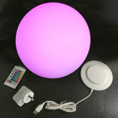 D30cm waterproof led ball outdoor led ball lamp Glowing plastic waterproof led ball for Christmas Decoration Free Shipping 1pc