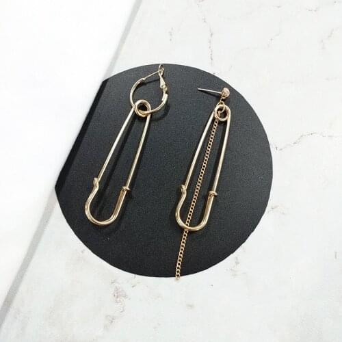 Womans fashion trendy brooch pin pendant statement earrings dangle drop earrings