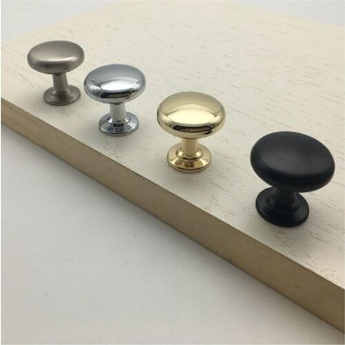 1PCS 28*25.5mm Round Alloy Door Handles Kitchen Cabinet Wardrobe Cupboard Closet Drawer Pulls Furniture Knobs