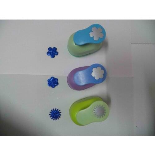 3pcs(2.5cm) sun,flower,sakura shape craft punch set Punch Scrapbooking school Paper Puncher eva hole punch free shipping