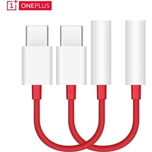 Original USB Type C To 3.5mm Earphone Jack Adapter Aux Audio For one plus 7 usb-c music converter cable For oneplus 6T 7 Pro