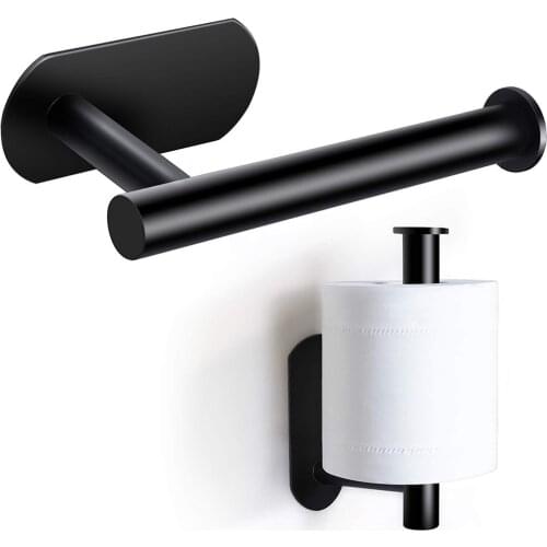 Anti-Rust Roll Paper Self Adhesive Wall Mount Toilet Paper Holder Stainless Steel Bathroom Tissue Towel Accessories Rack Holders
