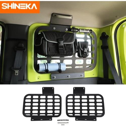 SHINEKA Car Rear Racks For Suzuki Jimny Car Trunk Shelf Storage Bracket Luggage Racks Accessories For Suzuki Jimny 2019 2020