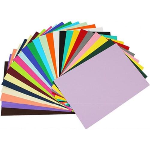 100Pcs A4 Paper Thick High Hardness A4 Coloured Craft Paper for Wedding Party A4 Paper Craft Paper for Wedding Party A4 Paper