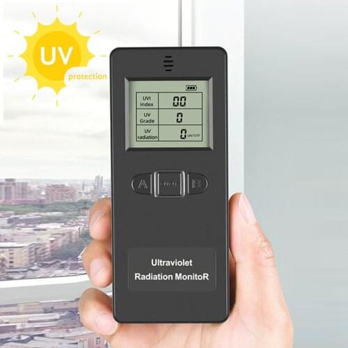 Digital Ultraviolet Radiation Detector Ultraviolet UV UVI Meter Radiometer Tester Protective Equipment Testing Counter KF-90