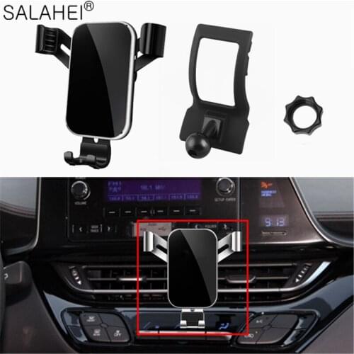 For Toyota C-HR 2017 2018 2019 Air Interior Dashboard Holder Cell Stand Mount Support Smartphone Car Accessories Phone Holder