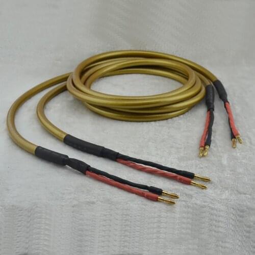 Hi End Gold Five Hi Fi Speaker cable pair 2,5m