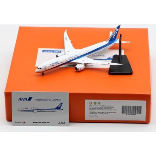 1:400 Alloy Collectible Plane JC Wings EW478X002 ANA All Nippon Airways Dreamliner Boeing B787-10 Diecast Aircraft Model JA381A