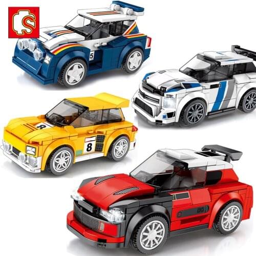 Sembo City Vehicle Racing Car Speed Champion Compatible Technical Super Sports Car Model Figure Building Blocks Brick toys DIY
