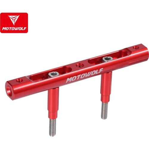 Universal Motorcycle Leading Handlebar Crossbar Riding Aluminum Alloy 22mm Bracket Extension Rod For Yamaha Honda Benelli KTM