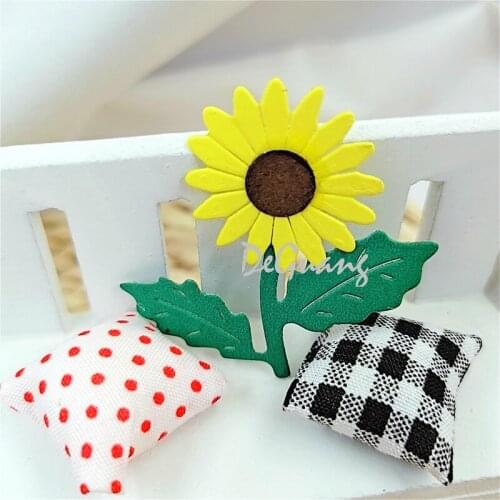 Deguang metal cutting die DIY scrapbook 3D photo album sunflower flower decoration multi purpose die 2020 NEW