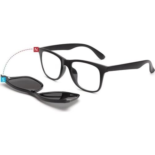 Width-146 TR magnetic polarizing goggle Glasses set clip myopia optical eyeglasses frames male sunglasses frames big face men