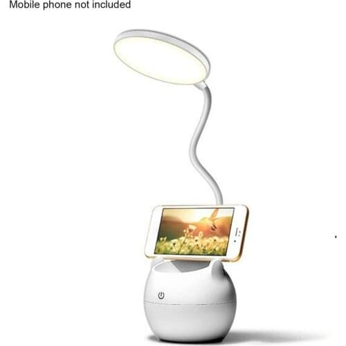 USB Rechargeable Desk Lamp 3500mAh Battery Powered Eye Protection Learning Children Bedroom Bedside Lamp reading lamp