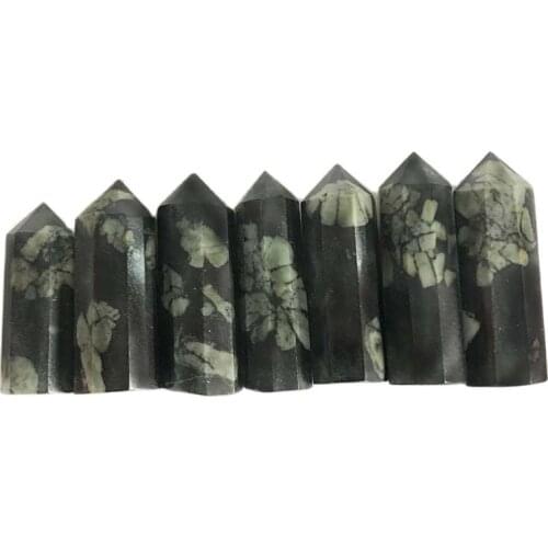 Natural reiki quartz tower healing stones Peony stone point for sale