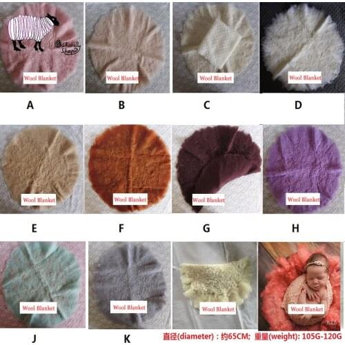 Newborn Baby Photography Merino Wool Blanket Props Baby Photo Shoot Studio Posing Backdrop Blanket Basket Filler bebe fotoshoot