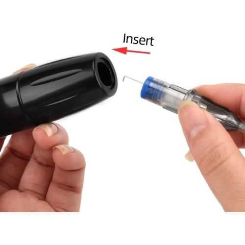 Professional Rotary Tattoo Pen Machine Kit RCA Connection Permanent Makeup Cartridge Needle