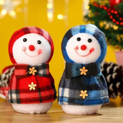 Christmas Decorations Bags Xmas Snowman Apple Bag Christmas Cloth Apple Box Gift