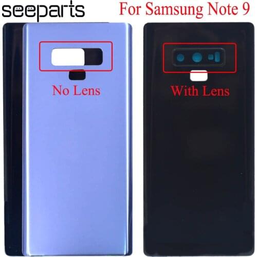 For SAMSUNG Galaxy Note 9 Back Battery Glass Cover N960 Rear Door Housing Case Replacement For SAMSUNG Note 9 Battery Cover