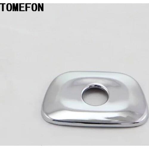 TOMEFON ABS Chrome For JEEP CHEROKEE 2014 2015 2016 2017 Trunk Boot Rear Tail Gate Door Camera Pick-up Head Auto Cover Styling