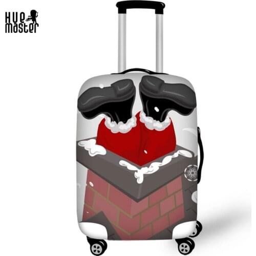 Thickened Luggage Protective Cover for 18-30 Inch Christmas Trolley Cases Waterproof Elastic Suitcases Bag Dust Rain Case Covers