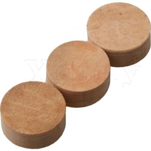 Yibuy 50 x Wood Color Cork Trumpet WaterKey Spit Valve for Trumpet Spare Parts