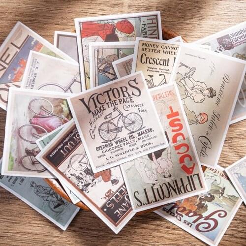 20Pcs Junk Journal Retro Music Score Pictorial European Scrapbook Material Stickers American Style Background Base Sticker