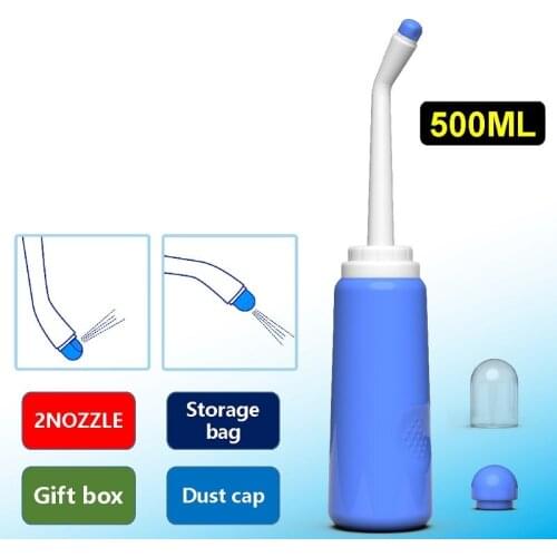 500ml douche large capacity Enema bulb syringe system Anus anal Cleaning head nozzle tip attachment butt plug sex toy gay