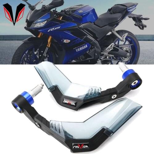 For Yamaha YZF R6 R1 R3 R15 R25 R125 YZFR6 YZFR1 YZFR3 Accessories Motorcycle Hand Guard Windshield Handle Crash Protectors Kit