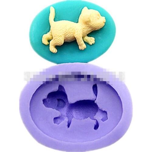 Free shipping DIYmini dog Modelling fondant silicon mold chocolate cake decoration silicone mold silicone mold